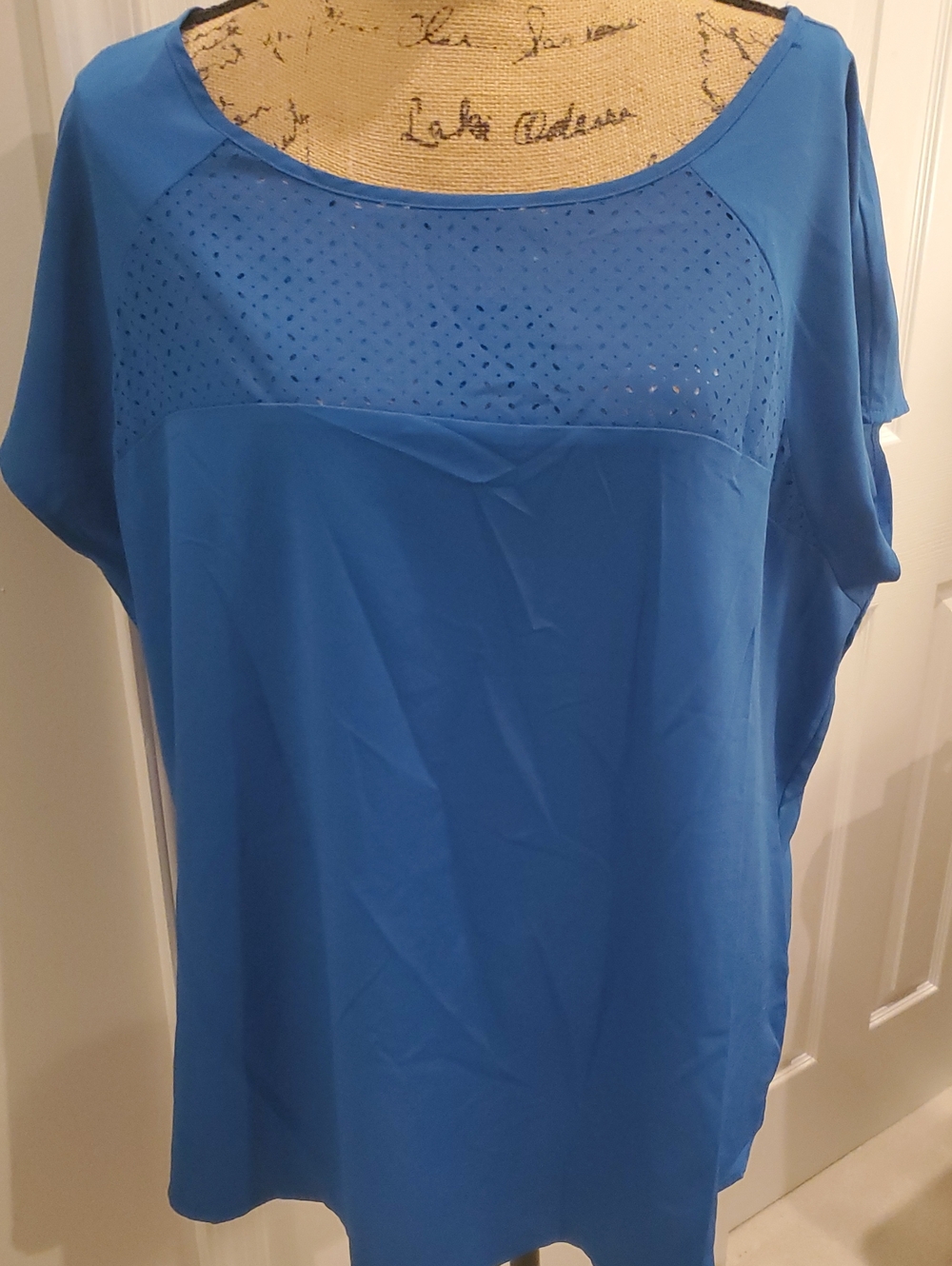 AVA & VIV Blue Tunic Size 2X Like New